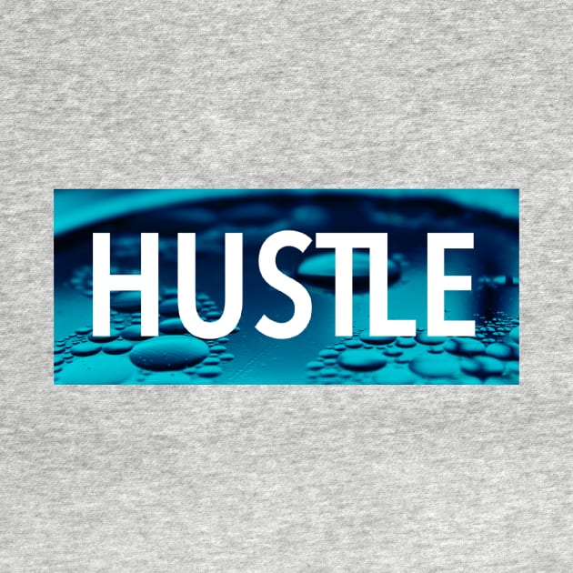 Hustle Brand Block T-shirt by MillerDesigns